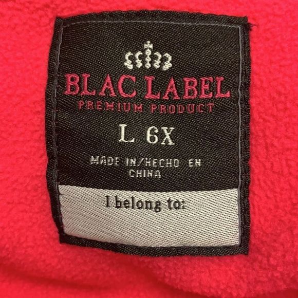 Girls Blac Label Puffer Black Vest - Picture 2 of 5